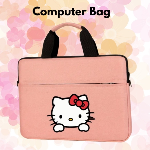 Computer Case Laptop Bag, - Hello Kitty - 15.25" X 11" Size...Removable Strap - Picture 1 of 4